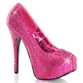 TEEZE-06R Glitter & paljetter Pumps Sagor & fantasy Vegan