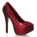 TEEZE-06R Glitter & paljetter Jul & högtider Pumps Sagor & fantasy Vegan